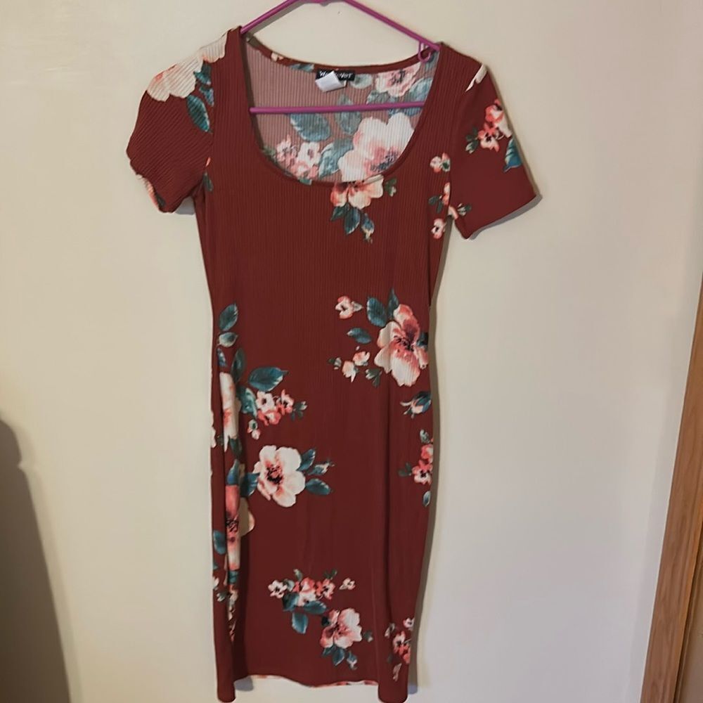 Wearever floral body con dress